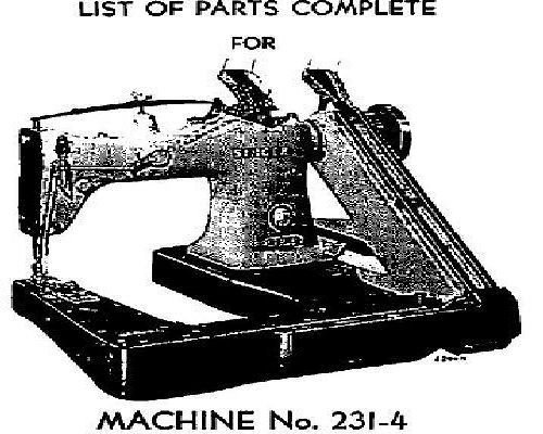 Singer 231-4 231-5 Parts