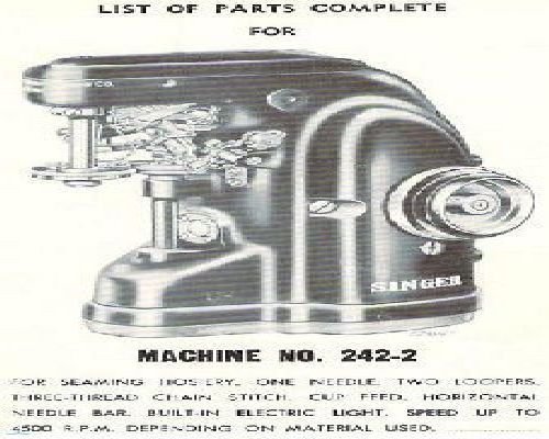 Singer 242-2 Parts