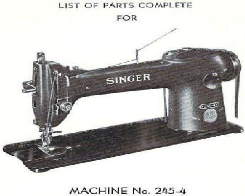 Singer 245-4 Parts
