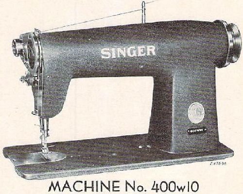 Singer 400w10 Parts