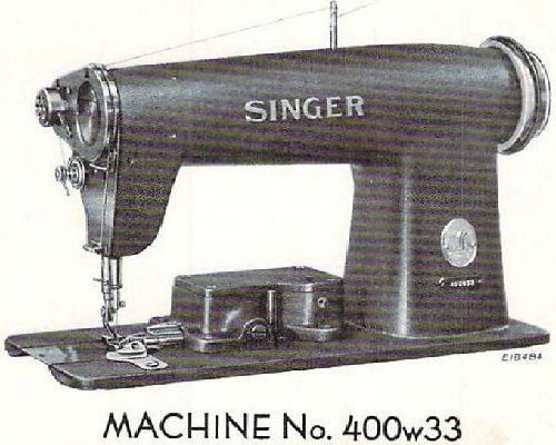 Singer 400w33 Parts