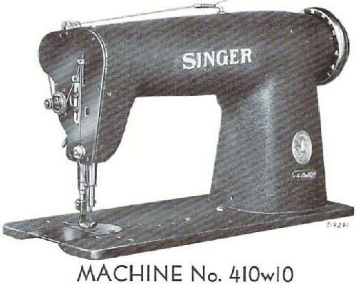 Singer 410w10 Parts