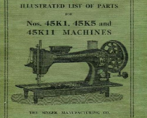 Singer 45K1 45K11 Parts