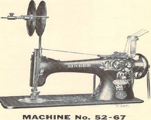 Singer 52-67 Industrial Sewing Machine Parts Book