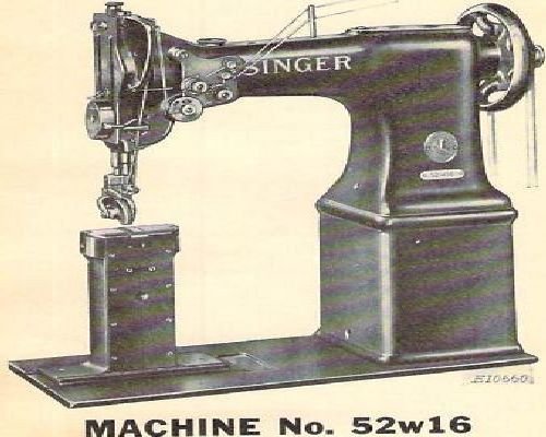 Singer 52w16 52w17 Parts