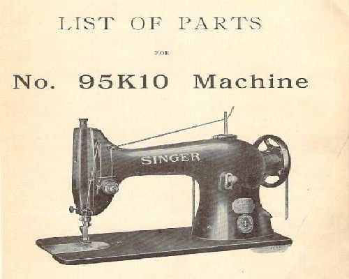 Singer 95K10 Parts