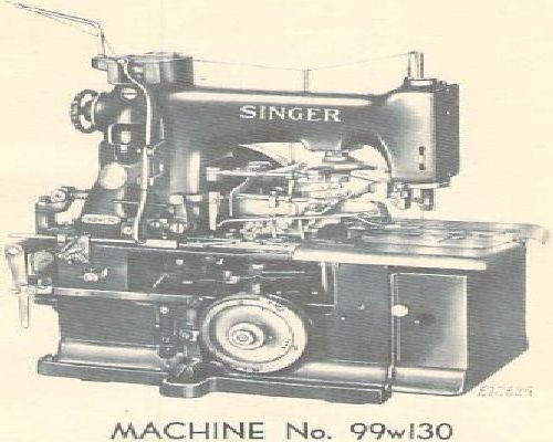 Singer 99w130 Industrial Sewing Machine