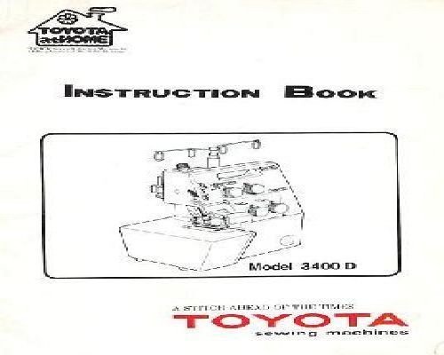 Toyota 3400 D Overlocker