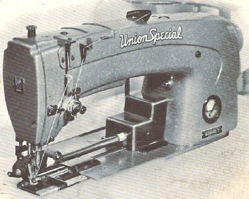 Union Special Industrial Class 63900 Styles 63900M 63900T 63900W 63900AE Streamlined High Speed Needles Feed Top & Bottom Roller Feed Lockstitch Machines