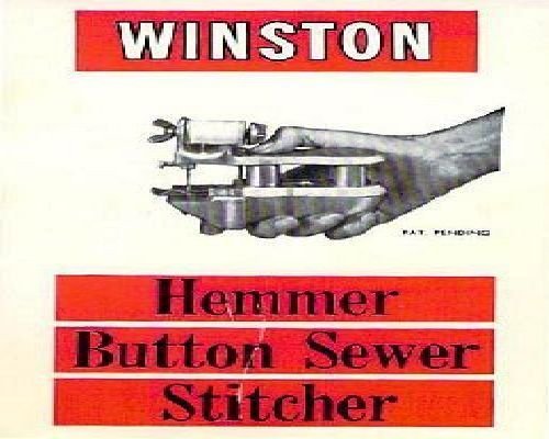 Winston hemmer button sewer stitcher Sewing Machine
