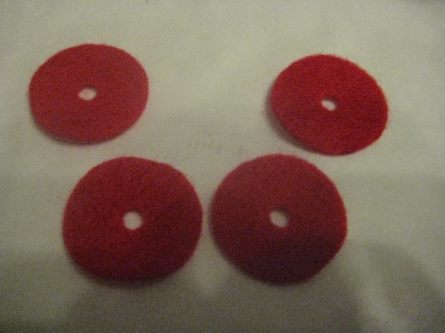 sewing machine reel pin felts