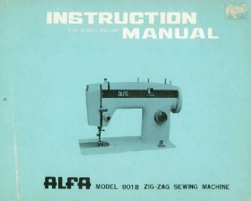 Alfa 801B manual