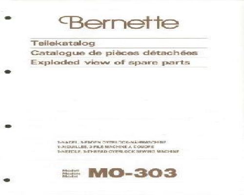 Bernette Overlocker MO-303 manual