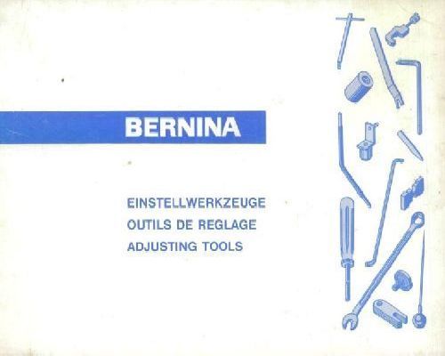 Bernina Tools Manual