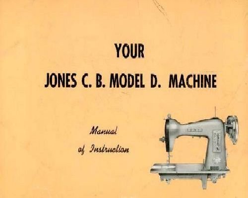 Jones Brother CB Model D