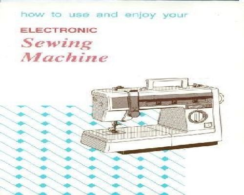 Brother VX sewing machine manual