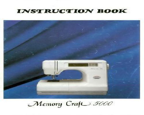 New Home Janome Memory Craft 5000