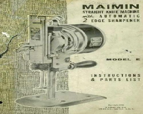 Maimin Straight Knife Machine with Automatic 2 Edge Sharpener