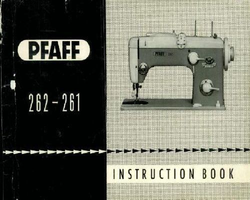 Pfaff 261-262 Manual