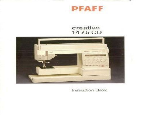 Pfaff 1475 CD Manual