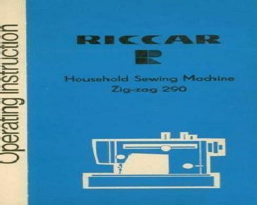 Riccar 290 manual