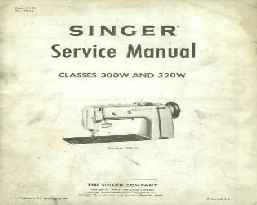 Singer Classes 300W and 320w manual