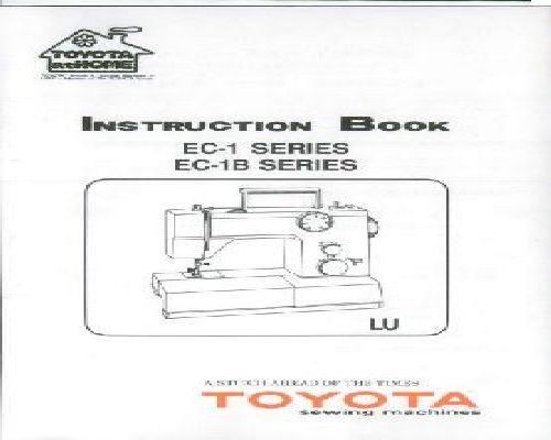 Toyota EC-1 EC-1B manual