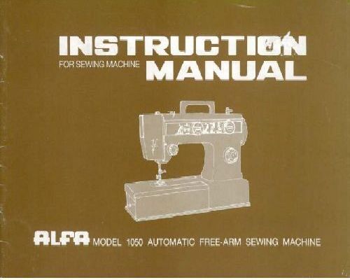 Alfa 1050 manual