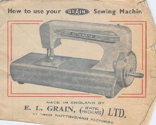Grain Sewing Machine Manual