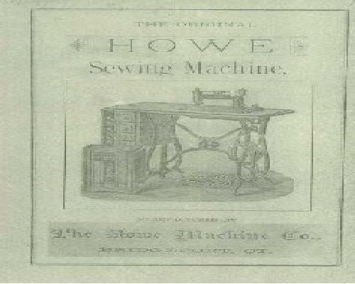Howe Sewing Machine Manual