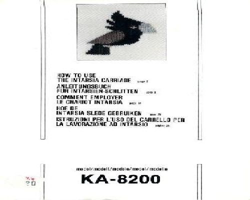 Brother KA-8200 Manual