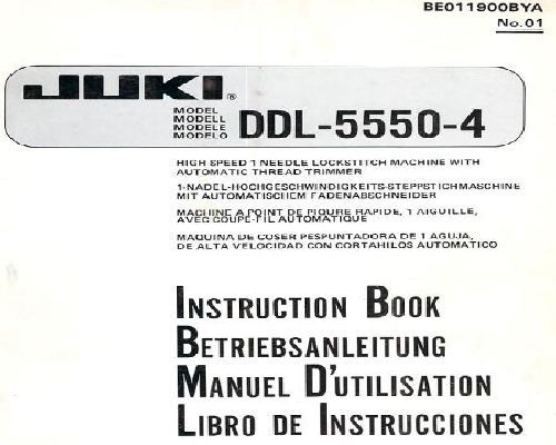 Juki Model DDL-5550-4