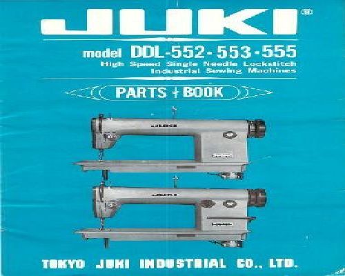 Juki DDL-552 553 & 555