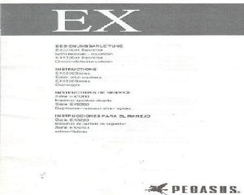 Pegasus EX3200 Series Manual