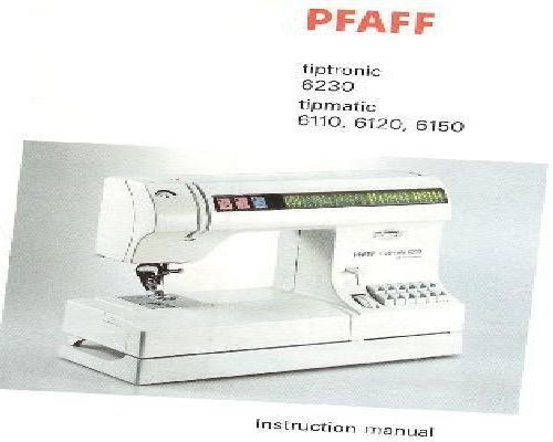 Pfaff Tiptronic 6230 Manual