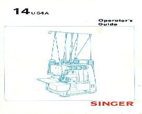 Singer 14U64A Manual