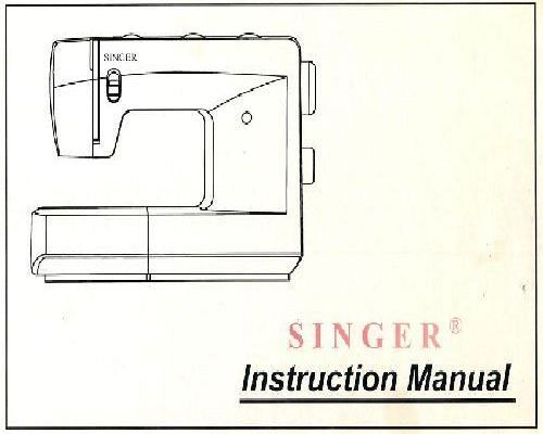 SINGER 3722 3709 manual