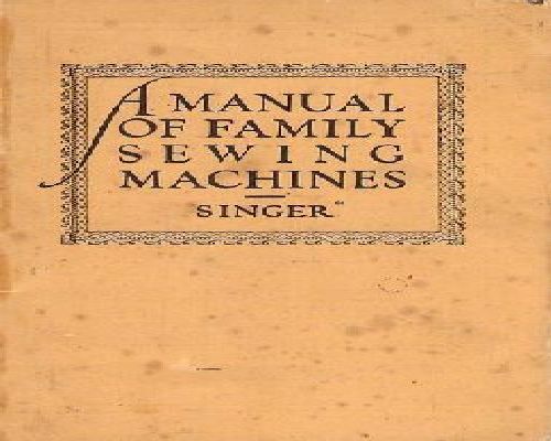 SINGER Family manual