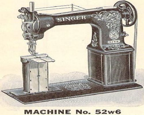 Singer 52w6 manual
