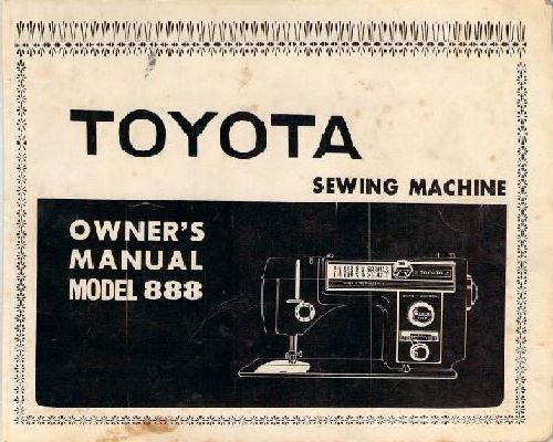 Toyota 888 manual