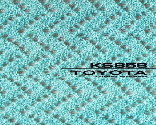 Toyota KS 858 Knitting Machine