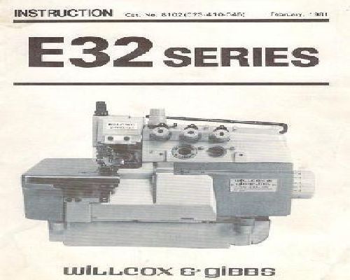 Willcox & Gibbs E32 Series Overlocker